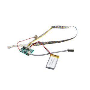 Led Light Strip Rechargeable Touch Switch DIY Touch-Controlled Night Light Photo Frame 5V Three-Color Dimming Type-C Con