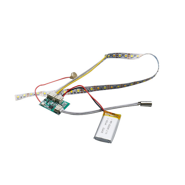 Led Light Strip Rechargeable Touch Switch DIY Touch-Controlled Night Light Photo Frame 5V Three-Color Dimming Type-C Connector