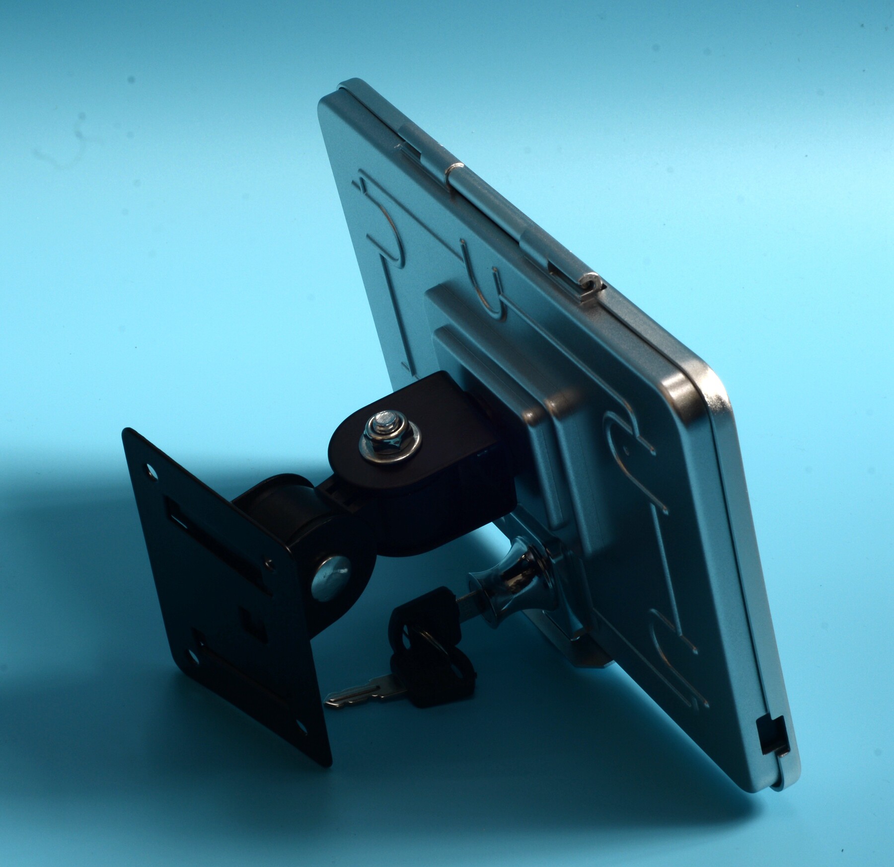 Android 8 inch flat hanging wall bracket with lock anti-theft commercial 