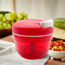 Small whirlwind chopper kitchen multifunctional manual rope cutting vegetable stuffing mincing meat grinder supplementary food mixer garlic grinder