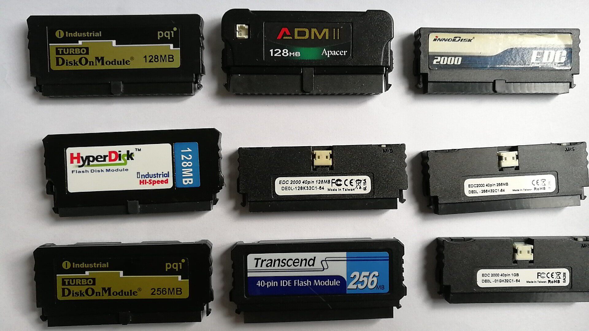 PQI Industrial electronic hard disc 128M DOM DiskOnMoupule ROM disc system disc 3 5IDE40 holes