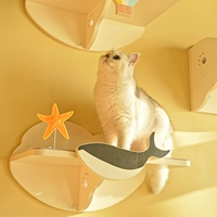 CatS Стена кошки хочет пойти в серию путешествий, окрашенная в твердую древесину детскую верхнюю стену, прыгающая кошка, скалолаза, кошачья игрушка бесплатная доставка