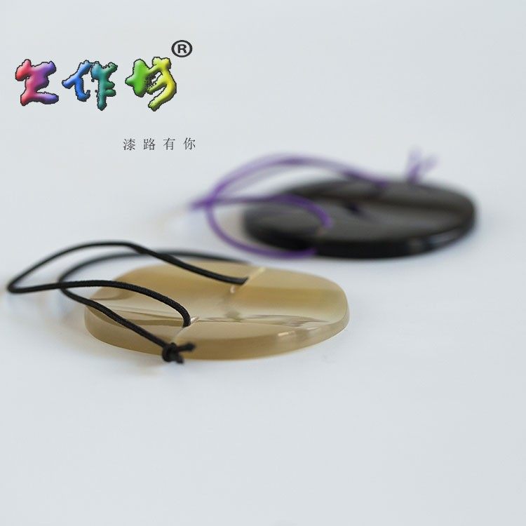 Day Workshop Lacquer Art Materials Natural Great Lacquer Cashew Lacquered Golden and Painted Finger Pan Lacquered Pan Lacquer Ring