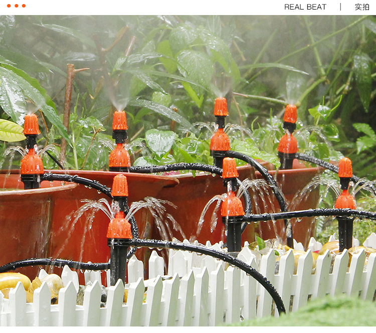 ガーデンテラス雨感灌漑タイミング花やり器怠け者自動水やり神器微噴滴灌漑設備セット,タオバオ代行-チャイナトレーディング