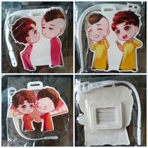 Tuantuan Jiu Braid special custom cartoon luggage tag Zhang Yunlei Yang Jiulang Cartoon luggage tag peripheral