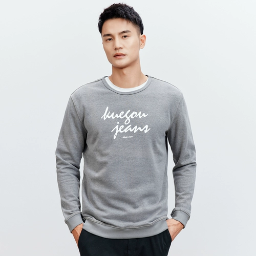 Ретро толстовка для отдыха, в американском стиле, круглый воротник