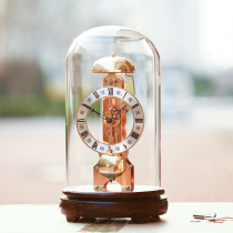 Polaris Germany Hermuller original mechanical clock pure copper clock Skeleton clock Skeleton clock movement European style Taiwan clock retro