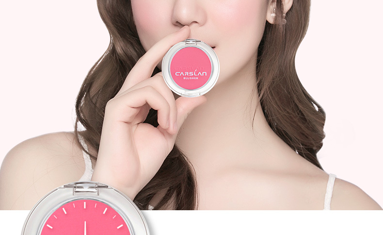 Kazi Lancome Red Rouge Chính hãng Trang điểm màu nude Làm sáng da Màu kiểm soát độ ẩm Bền dễ dàng Tô màu Sửa chữa Lắc phấn má hồng hàn quốc