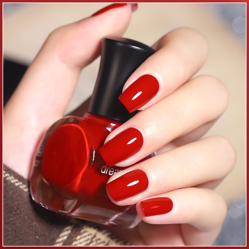 DB red series nail polish female tennis red-free quick-drying persistent Chinese red positive red large red wine red large cherry