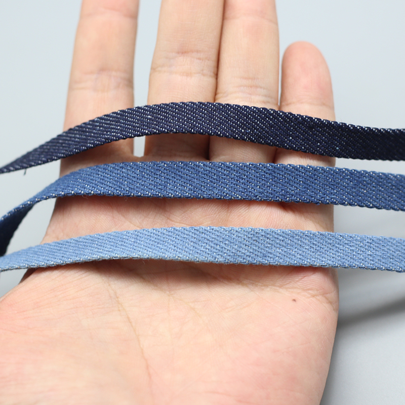 Denim Webbing, Cord, Pressed Fabric Strips, Bag and Clothing Accessories, Denim Rope, Handmade Hair Accessories, Jewelry, Clothing Accessories