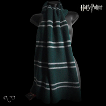 Harry Potter Slytherin Lamb Hair Scarf Green Scottish Handmade Warner Film and television peripheral