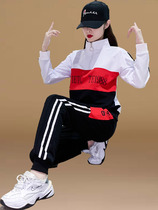 Yang Liping square dance clothing autumn drag dance sportswear new suit Tide brand fashion dance fitness clothing Cotton