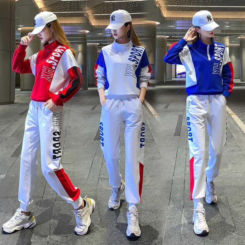 Square dance costume women's new drag dance sportswear spring fashion fitness ghost step dance dress set women