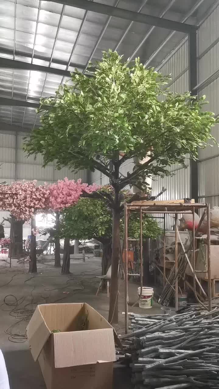 Fake Big Trees Large Indoor Decorative Artificial Oak Tree For