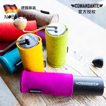 Comandante German commander C40 coffee grinder accessories wool protective cover handmade
