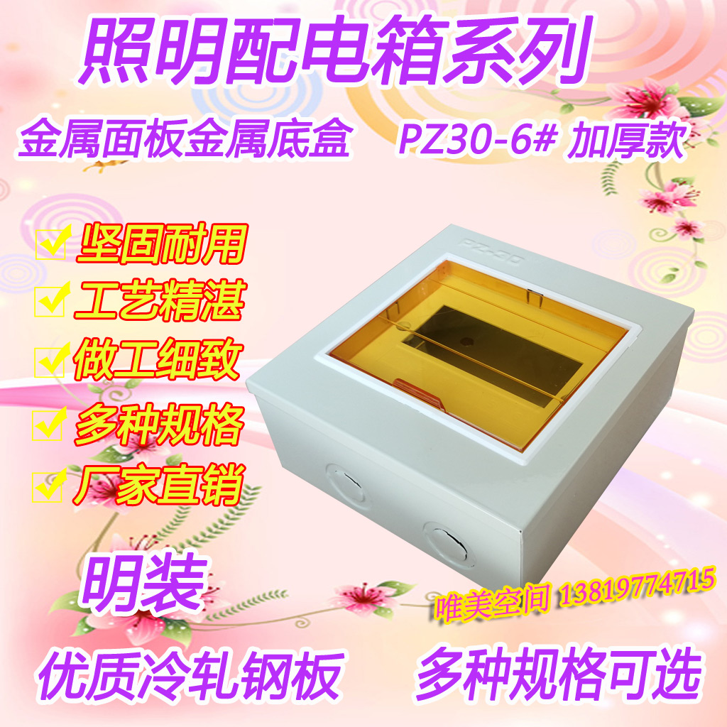 Strong electric box PZ30-6 loop distribution box Minning manufacturer Direct Ming loaded concealed
