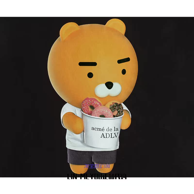 韩国直邮adlv潮牌kakao Friends 联名小熊ryan卡通情侣运动t恤 虎窝淘 韩国直邮adlv潮牌kakao Friends 联名小熊ryan卡通情侣运动t恤 虎窝淘
