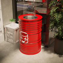 Iron washbasin retro industrial style oil barrel creative bathroom washstand toilet personalized washbasin washstand