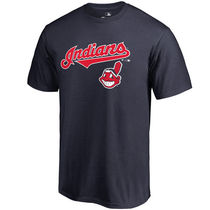 Major League Baseball Indians Cleveland Indians pure cotton short-sleeved crew neck T-shirt