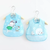 Детский летний тонкий слюнявчик, водонепроницаемый нагрудник для детского сада, с карманом