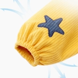 Детский фартук, демисезонный нагрудник для еды, водонепроницаемый лонгслив, сзади на завязках, анти-грязь