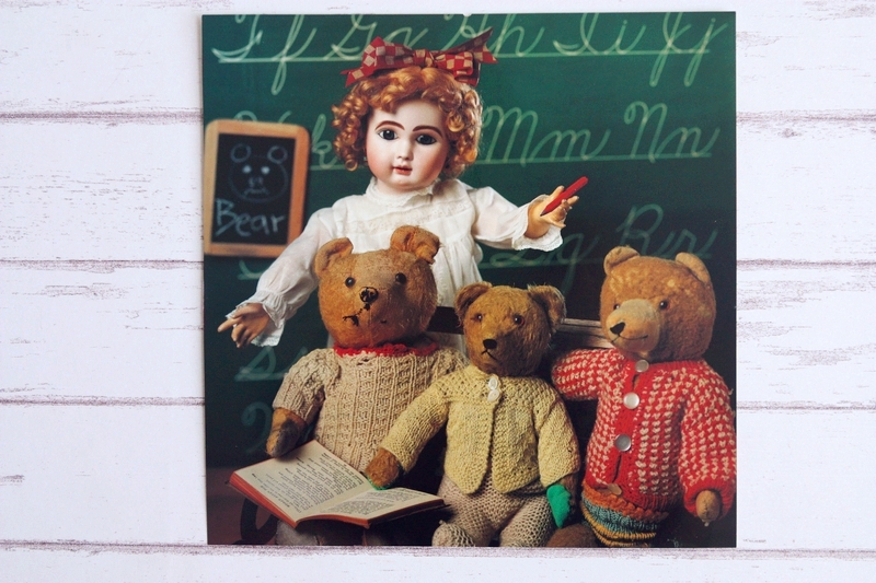 17-09C German French antique doll calendar * One page individually shipped can be made as a drawing core FP42