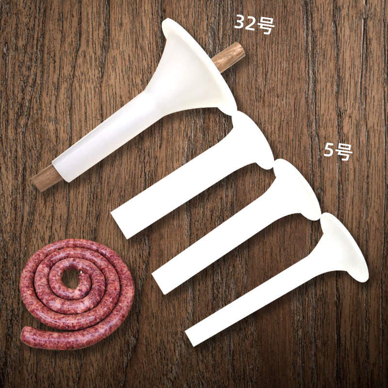 Manual irusable vessel with sausage funnel pipe manual enema tube tool for household pig and lamb entertainment funnel