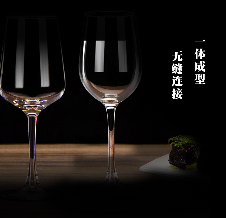 Châu âu glass red wine glass nhà chân cao cup 2 Túi 6 Túi không chì decanter wine set