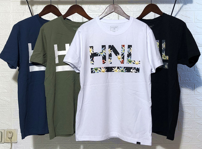 Special offer non-refundable men's cotton daily single T-shirt short-sleeved letters foreign trade