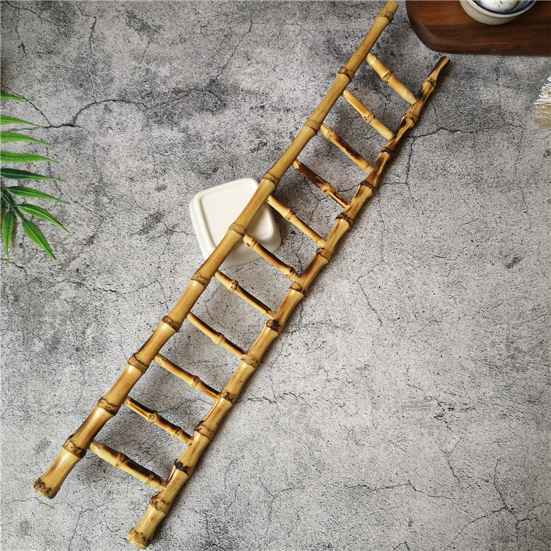 Daily plate ice carving plate decoration featuring bamboo ladder steeped decoration sushi decoration