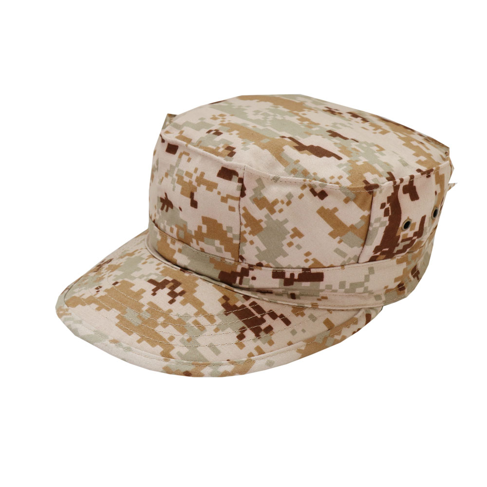 Military fan outdoor photography travel visor Desert American Camouflage Octagonal hat