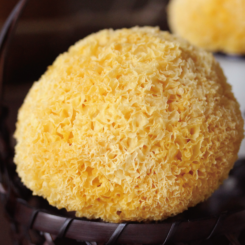 Waxy ears 150g Gutian white fungus ugly fungus ball fungus snow fungus sulfur-free 4-5 dry goods native products 3 pieces pot like