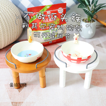 Dont do bow-head Lichel dog bowl rack Teddy table can lift Dog Bowl Pet Food Bowl cat bowl