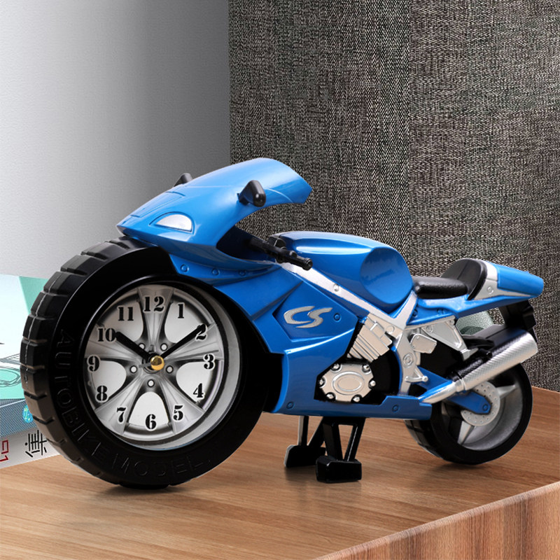 Cartoon Locomotive Student Alarm Clock Home Bedroom Desktop Get Up God Instrumental Headboard Child Cute Wake Up Alarm Bells