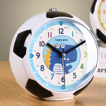 Cartoon Football Alarm Clock 2021 New Net Red Bedside Students Special Get Up God Instrumental Children Mute Clock Boy