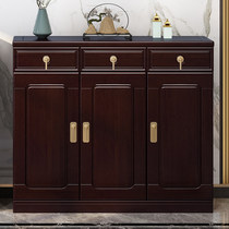 Chenfu Xinchin shoe cabinet Solid wood three or four doors household shoe frame open door modern minimal storage multi-layer capacity