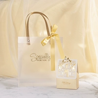 Матовый большой шоппер, большая лента, замок