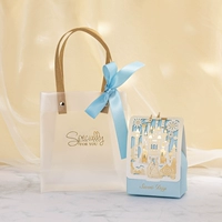 Дисней, матовый маленький шоппер, большая синяя лента