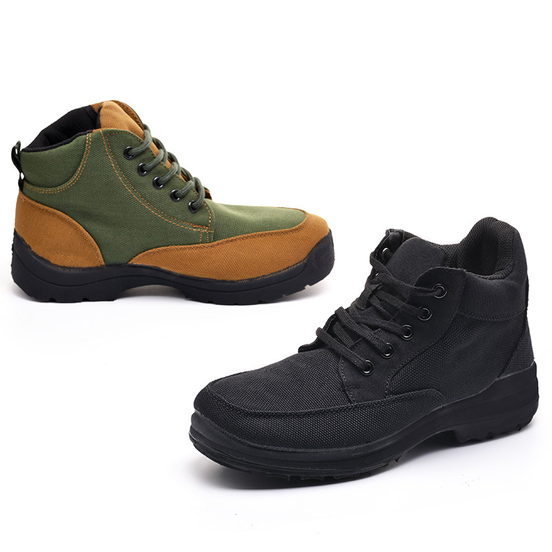 Boots militaires pour homme en toile - Ref 1400684 Image 6