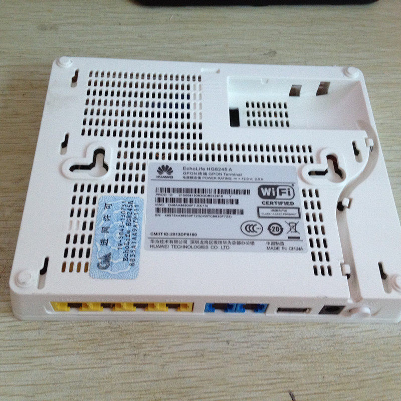 Second-hand wireless fiber cat Huawei hg8326R HG8245A HG8346M gpon light cat no sign wifi