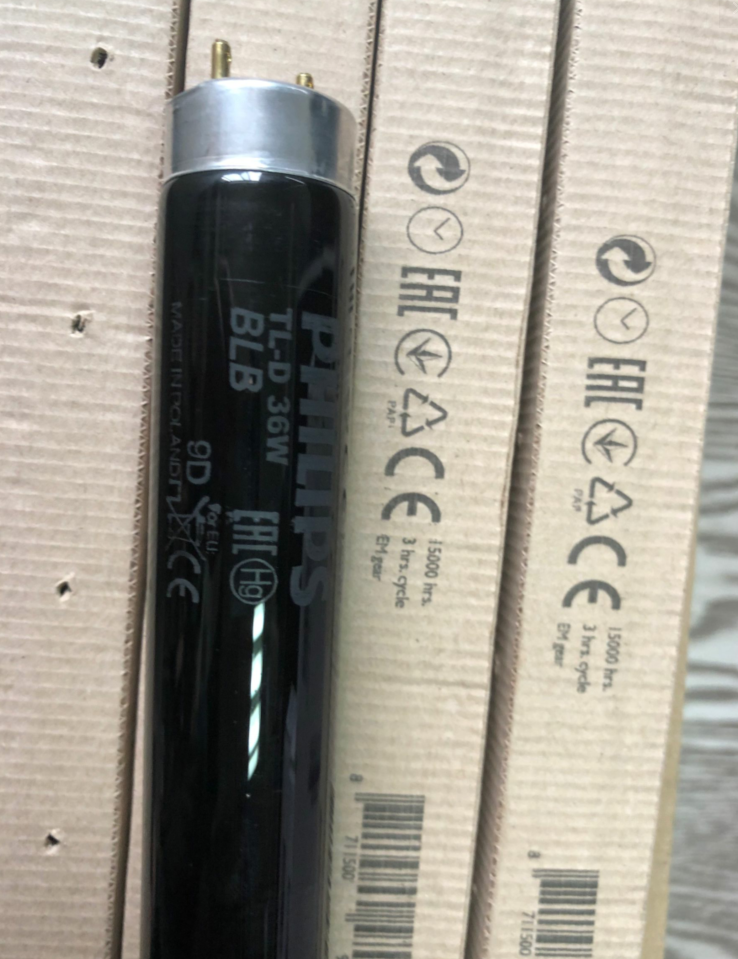 Standard light source color light tube PHILIPS Philips UV UV lamp tube 18W BLB