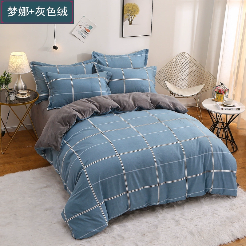 Chăn flannel 1,8m nhung đơn nhung ab mặt 1,5m nhung san hô đơn 180x220 chăn đôi mùa đông - Quilt Covers