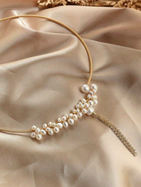 YOUR EARS hand-made design natural freshwater pearl retro temperament open choker collar necklace