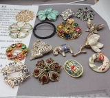 Европейский и американский y одинокий ретро -рождественский снежинок котенок Kitcome Baroack Little Bird Collection