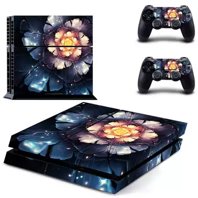 Black corner Sony PS4 old old body sticker PS4 no trace color sticker cartoon pattern scratch-resistant waterproof sticker dustproof animation sticker P4 electrostatic sticker frosted old model GYTM32