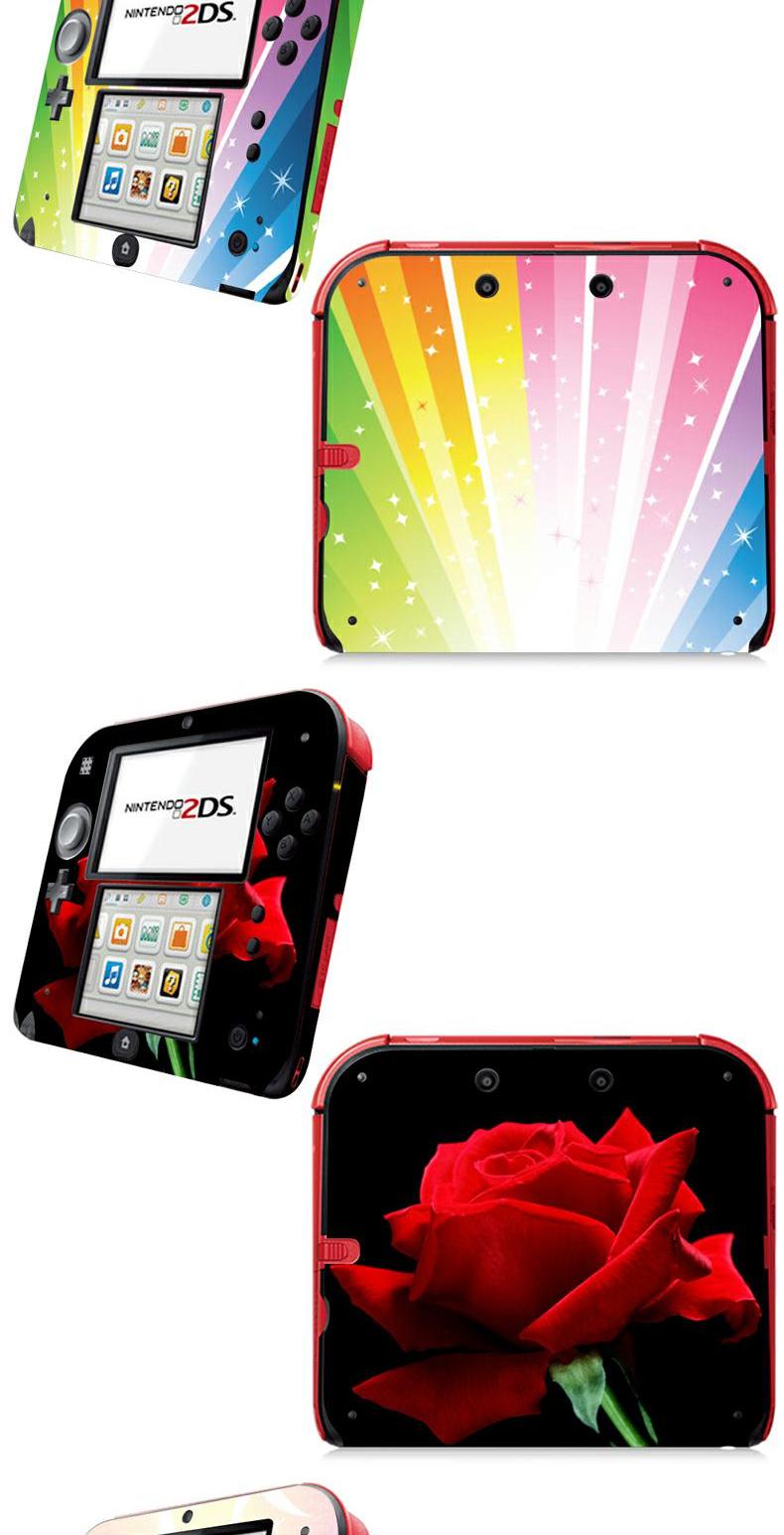 Nhãn dán Nintendo 2DS Nhãn dán đầy màu sắc 2DS Phim 2ds Pain Body Sticker Anime Game Sticker 3 - DS / 3DS kết hợp miếng dán cường lực 3d