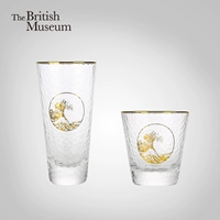 Британский музей ukiyo -painted kanagawa surfing transparent glass cup gan grain cup горячая чашка горячая чашка