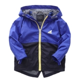 Детская толстовка с капюшоном для мальчиков, ветрозащитная куртка, плащ с молнией, кардиган