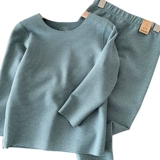 Детское нижнее белье, бархатный комплект для мальчиков, удерживающая тепло утепленный лонгслив, базовое термобелье, подходит для подростков, увеличенная толщина