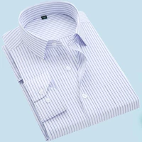 Bố tải áo sơ mi nam trung niên dài tay mùa xuân và mùa thu mỏng phần trung niên kinh doanh giản dị không rộng quy mô lớn để đi làm ao so mi nam